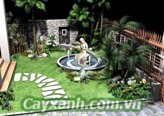 cay-cong-trinh-1-1-711x400 Thiết kế cây công trình tiểu cảnh sân vườn đậm chất Châu Âu